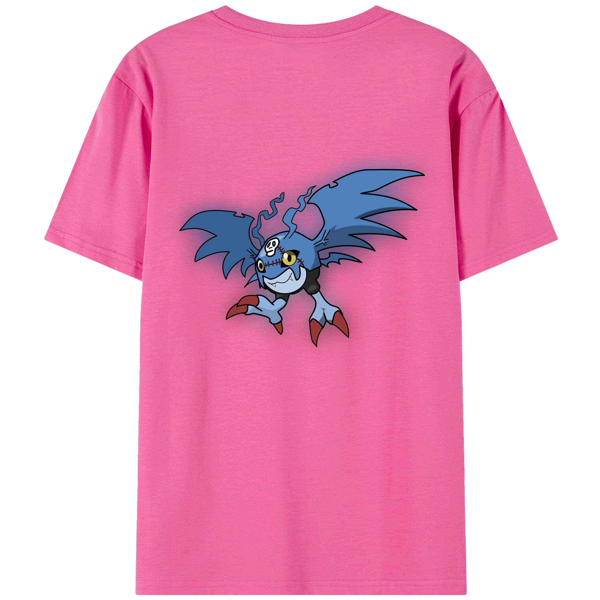 （画像用） Digimon デジタルモンスター/デジモン レディース半袖Tシャツ(バックプリント)